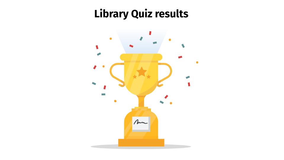 중고등 도서관 퀴즈 결과 International School of Lyon